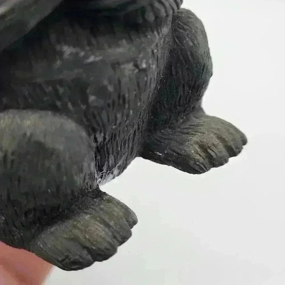 RARE Piece Rabbit Bunny Ressin Candle holder Pulling Basket - Picture 14 of 14